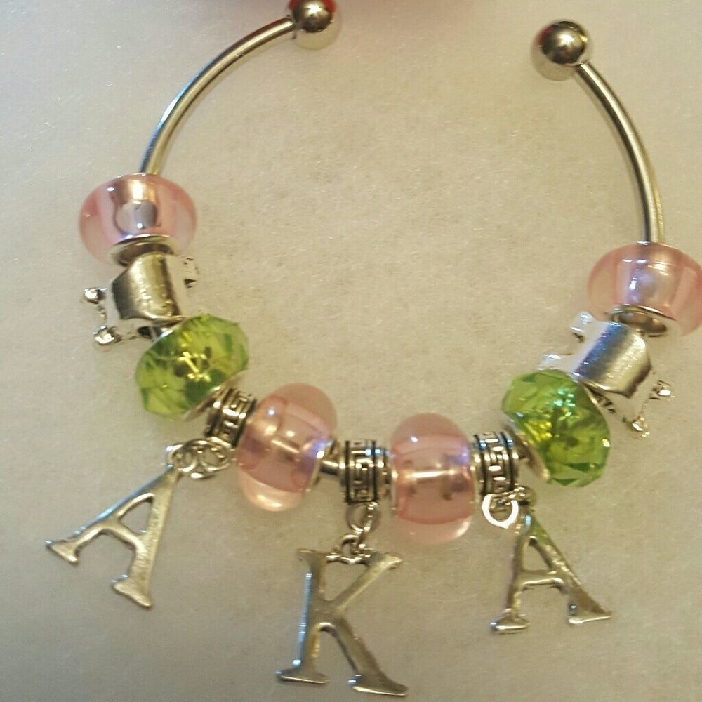 AKA Sorority Bangle Bracelet